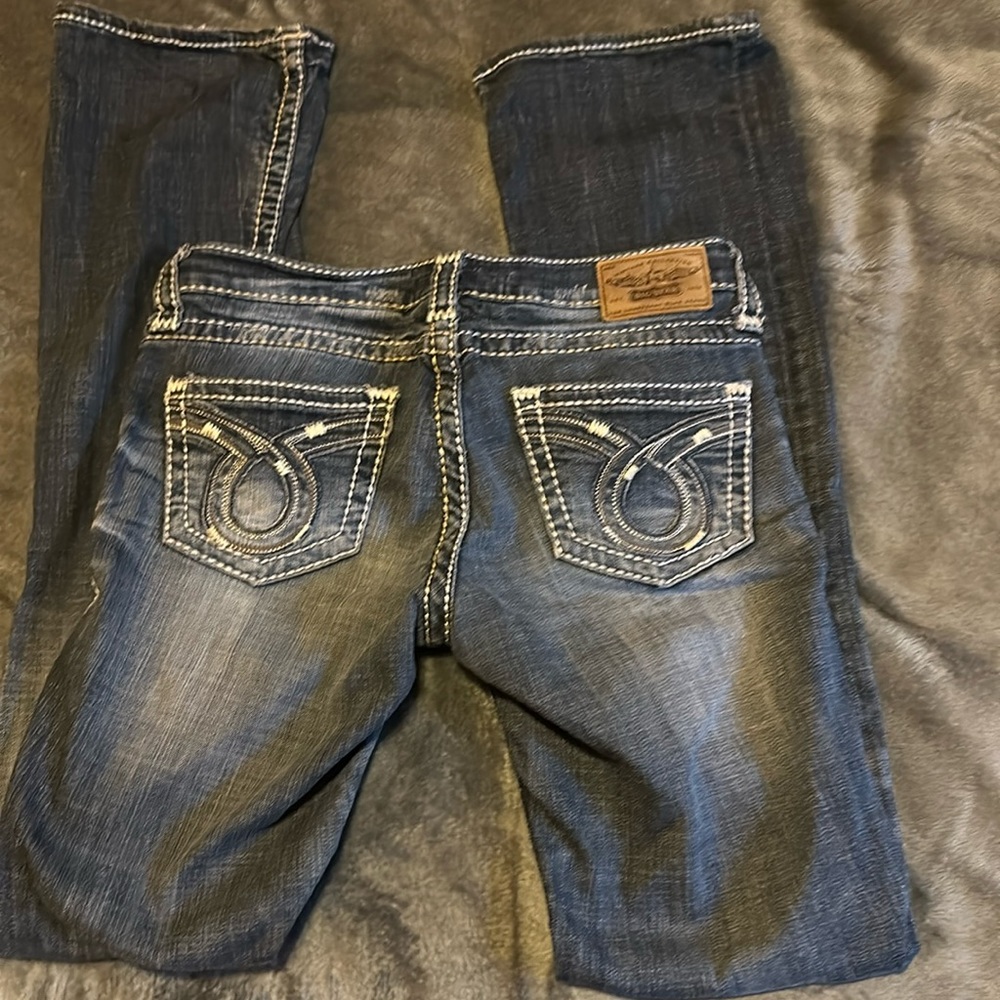 Women’s jeans, Big Star brand, low rise, extra long. Boot cut.Gently worn.